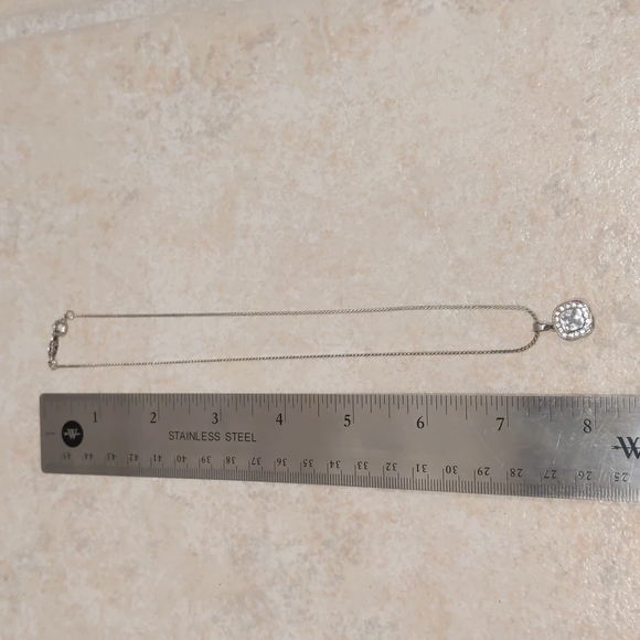 4 for $50 Silver Necklace With Pendant Signed Napier Fashion Jewelry - Picture 4 of 4